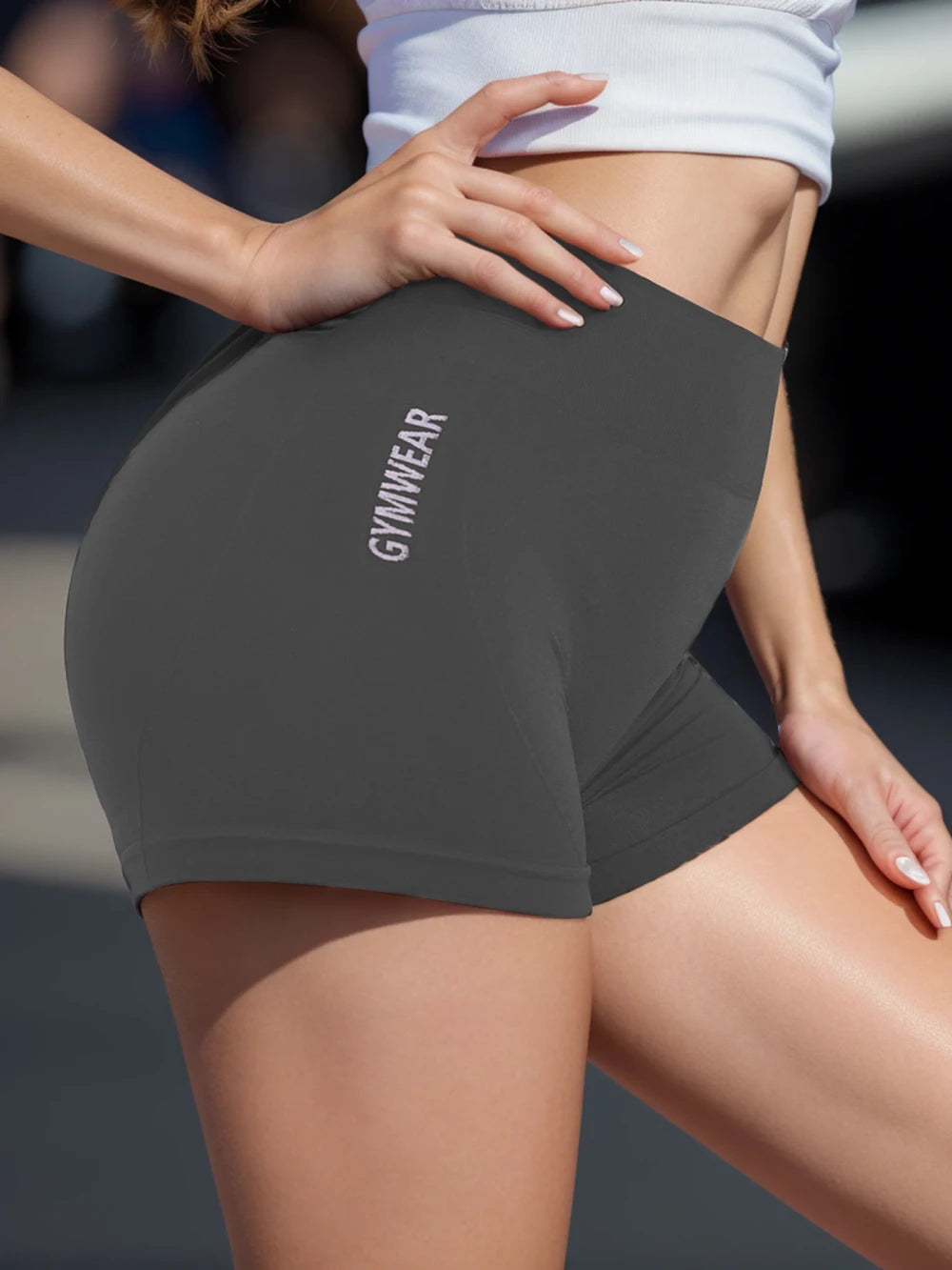 High Waist Yoga Shorts
