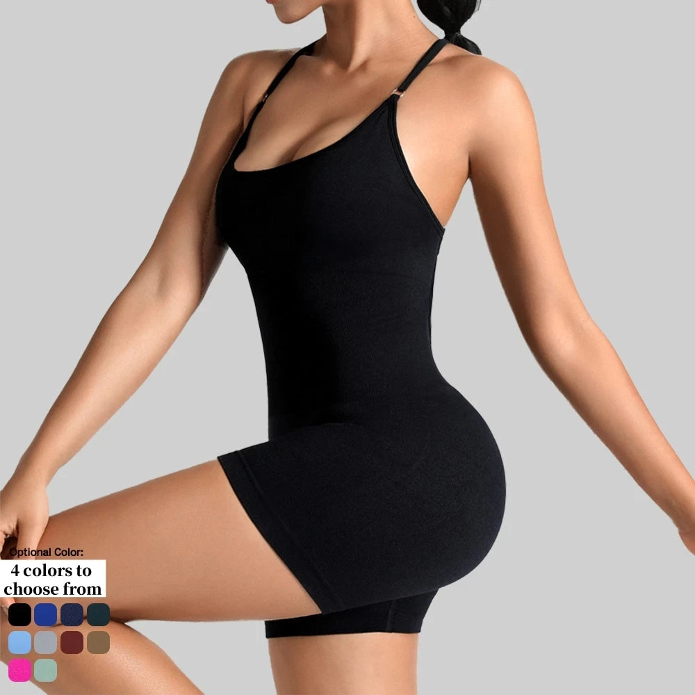 Seamless Knit Yoga Jumpsuit