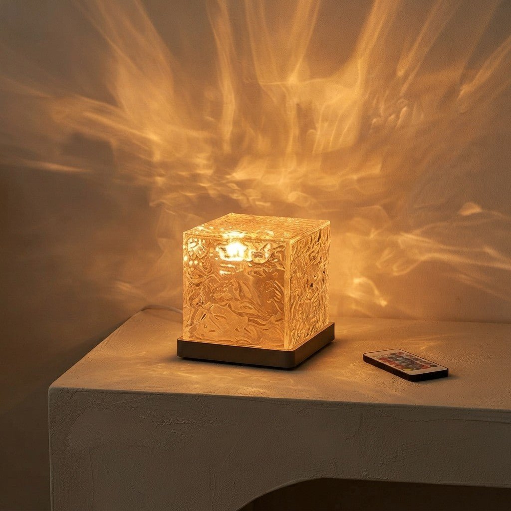 Acrylic Crystal Water Wave Projection Lamp
